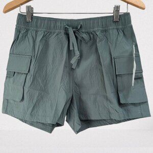 Mono B Anthropologie Women's Drawstring Elastic Waist Cargo Shorts‎ New Medium